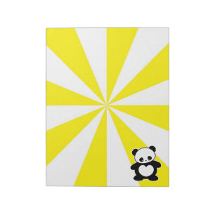 Kawaii panda notepad