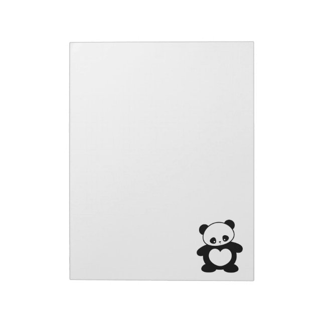 Kawaii panda notepad (Rotated)