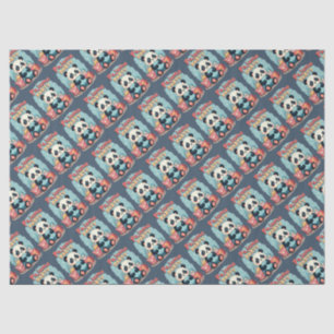 Kawaii Panda Pajama Party Cozy Sleepover Aesthetic Tissue Paper
