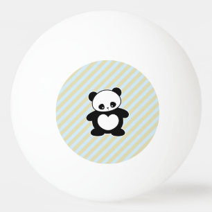 Kawaii panda ping pong ball