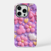 Kawaii Pastel Bows & Hearts Seamless Pattern