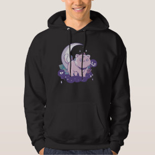 Kawaii Pastel Colour Gothic Cute Goth Cat Hoodie