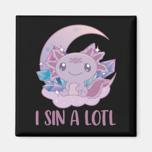 Kawaii Pastel Colours Gothic Cute Goth Axolotl Mag Magnet