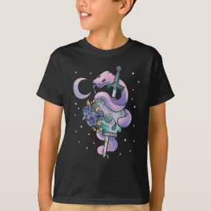 Kawaii Pastel Colours Gothic Cute Goth Snake T-Shirt