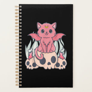 Kawaii Pastel Goth Cute Démon Déplaisant Chat et C