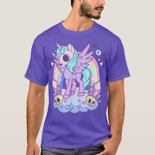 Kawaii Pastel Goth Unicorn Pony - Aesthetic Gothic T-Shirt