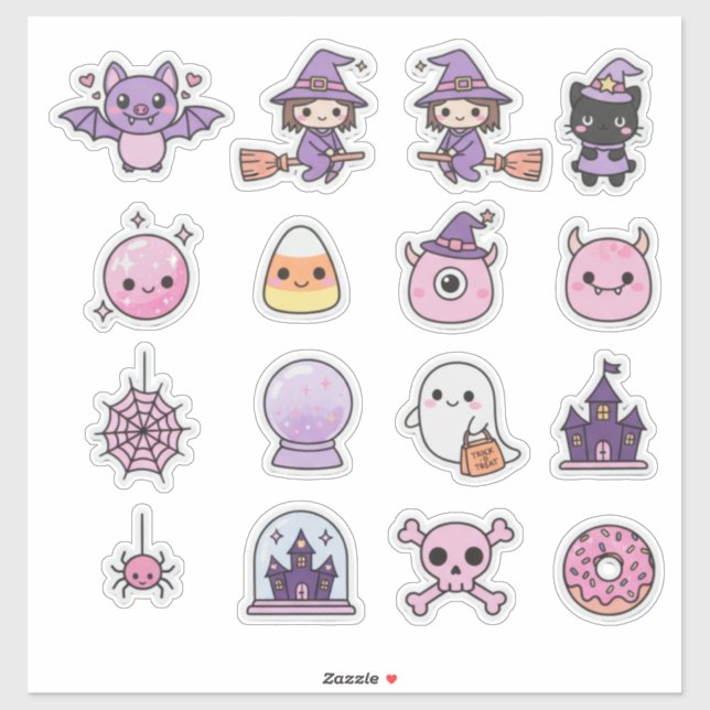 Kawaii Pastel Witchcraft & Wonder Sticker Pack (Sheet)