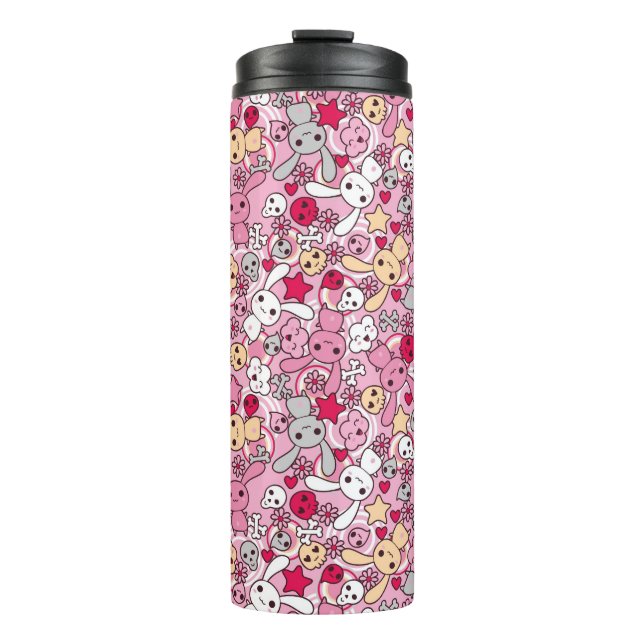 Kawaii pattern thermal tumbler (Front)