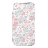 kawaii pattern with doodle