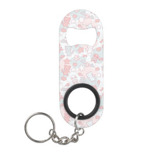 kawaii pattern with doodle mini bottle opener