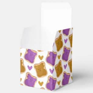 Kawaii PBJ Pattern Favor Box