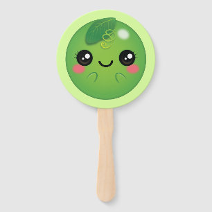 Kawaii Pea Hand Fan