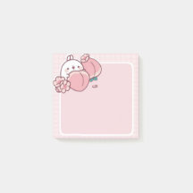 kawaii peach peachy flower Sakura pink bunny cute