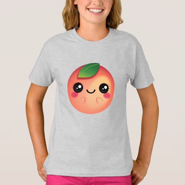 Kawaii Peach T-Shirt (Front)
