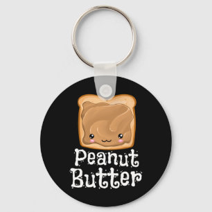 Kawaii Peanut Butter Jelly Pndj Halloween Matching Keychain