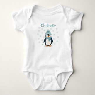 Kawaii Penguin Baby Bodysuit – Cute Winter Outfit