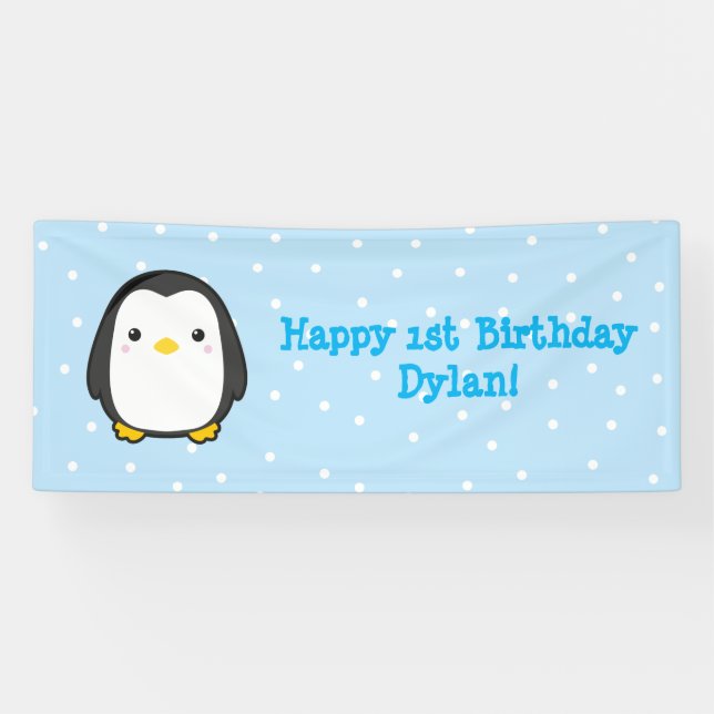 Kawaii Penguin Banner (Horizontal)
