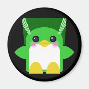 Kawaii Penguin Bride Of Frankenstein Magnet