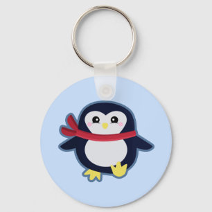 Kawaii penguin keychain