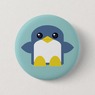 kawaii penguin sweety tweety 2 inch round button