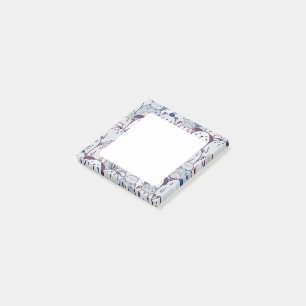 Kawaii Pets & Ice Cream Pattern Post-it Notes