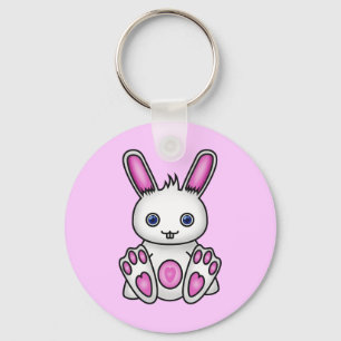 Kawaii Pink Bunny Keychain
