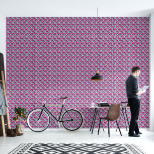 Kawaii Pink Duck Pattern – Adorable Aesthetic Maxi Wallpaper