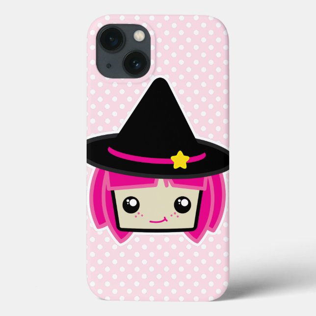 Kawaii Pink Haired Witch iPad Air Case (Back)