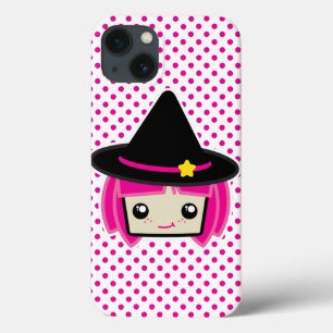 Kawaii Pink Haired Witch iPad Mini Case
