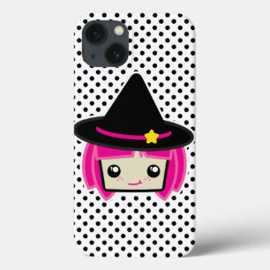 Kawaii Pink Haired Witch iPad Mini Case