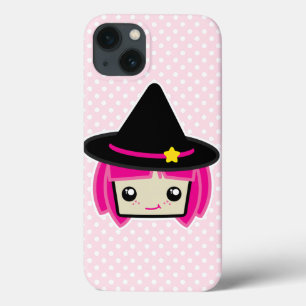 Kawaii Pink Haired Witch iPad Mini Case