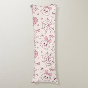 Kawaii Pink Halloween Ghosts & Pumpkin (2) Body Pillow