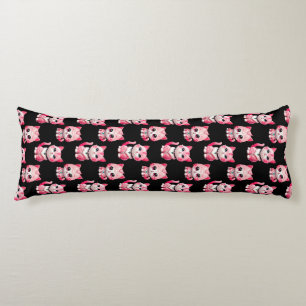 Kawaii Pink Kitty Cats Design Body Pillow