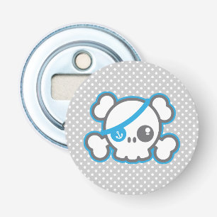 Kawaii Pirate Skull Bottle Opener