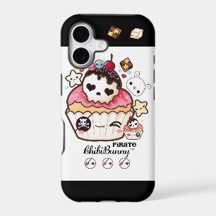 Kawaii pirate skull cupcake