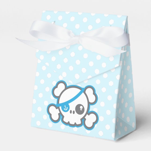 Kawaii Pirate Skull Gift Box (Front Side)