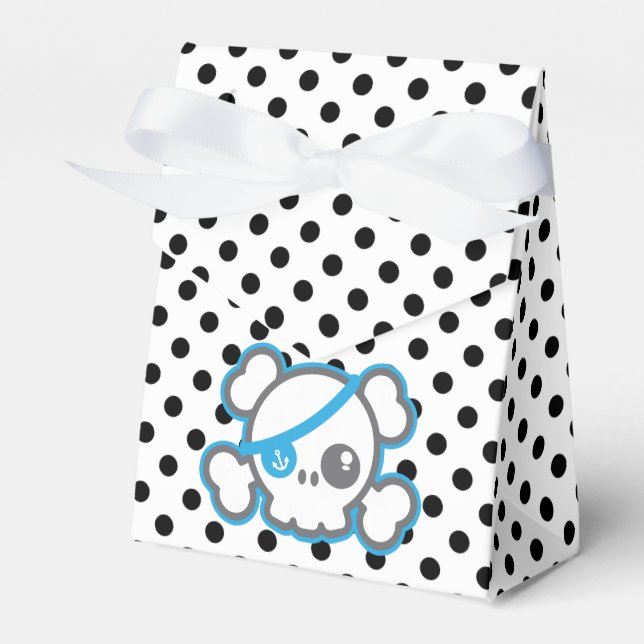 Kawaii Pirate Skull Gift Box (Front Side)