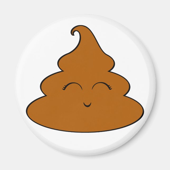 Kawaii Poo Poo Magnet (Front)