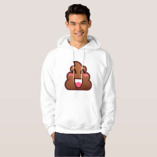 kawaii poop emojis mens sweat - shirt à capuche ca