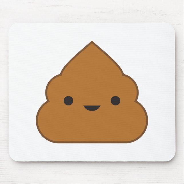Kawaii Poop Mousepad (Front)