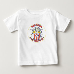 Kawaii Popcorn Film Pun Baby T-Shirt