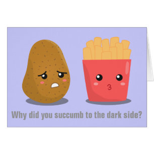 Kawaii Potato and French Fries and the Dark Side