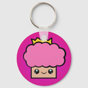 Kawaii Princess Cupcake Keychain