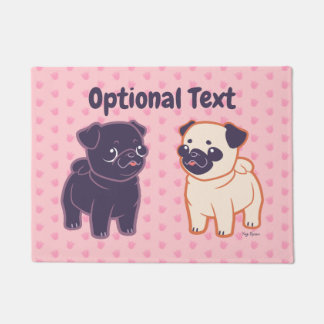 Kawaii Pug Doormat