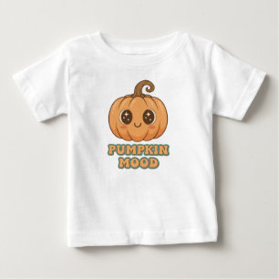 Kawaii Pumpkin Mood Baby T-Shirt