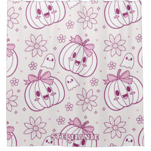 Kawaii Pumpkins, Ghosts & Flowers