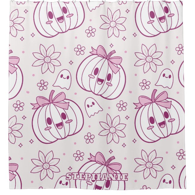 Kawaii Pumpkins, Ghosts & Flowers (Front)