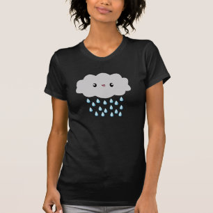 Kawaii Rain Cloud ladies t-shirt