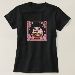 Kawaii rain frog Eating Ramen Noodles Japanese T-Shirt