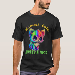 Kawaii Rainbow Coloured Kitten - Cute Cat Lover Gi T-Shirt
